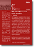 CFAS Climate Finance Guide for COP 22